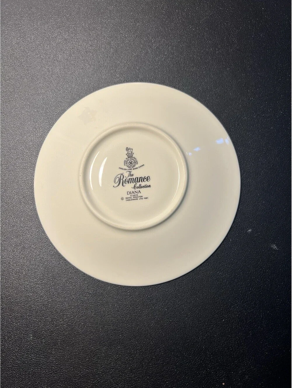 Royal Doulton 1980s 3 Piece Plate Setting Diana Romance Collection Bone China